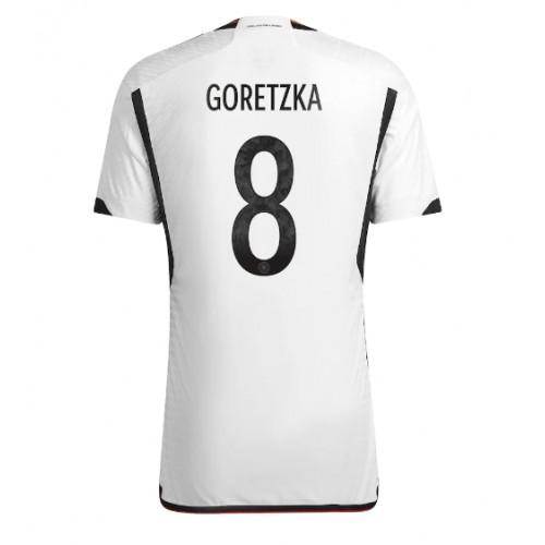 Moški Nogometni dresi Nemčija Leon Goretzka #8 Domači SP 2022 Kratek Rokav